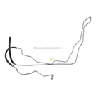 1998 Buick Park Avenue Power Steering Return Line Hose Assembly 1