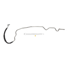 2000 Ford Contour Power Steering Return Line Hose Assembly 1