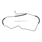 1996 Ford Windstar Power Steering Return Line Hose Assembly 1