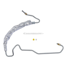 2012 Toyota Corolla Power Steering Pressure Line Hose Assembly 1