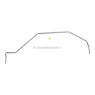 1994 Toyota T100 Power Steering Return Line Hose Assembly 1