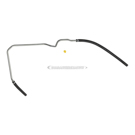 2007 Lincoln Mark LT Power Steering Return Line Hose Assembly 1