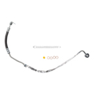 2009 Ford Edge Power Steering Pressure Line Hose Assembly 1