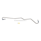2007 Hyundai Tiburon Power Steering Pressure Line Hose Assembly 1