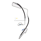 2009 Jeep Commander Power Steering Pressure Line Hose Assembly 1