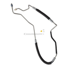 2007 Chevrolet Aveo Power Steering Pressure Line Hose Assembly 1