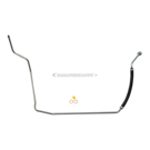 1999 Nissan Frontier Power Steering Return Line Hose Assembly 1