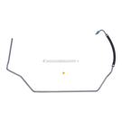 1998 Nissan Frontier Power Steering Return Line Hose Assembly 1