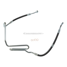 2000 Volkswagen Golf Power Steering Pressure Line Hose Assembly 1