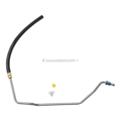 1986 Chrysler Town and Country Power Steering Return Line Hose Assembly 1