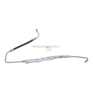 2004 Toyota Sienna Power Steering Pressure Line Hose Assembly 1