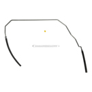 2000 Toyota Tacoma Power Steering Return Line Hose Assembly 1