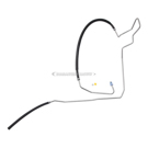 2007 Buick Lucerne Power Steering Return Line Hose Assembly 1