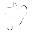 2007 Cadillac DTS Power Steering Return Line Hose Assembly 1