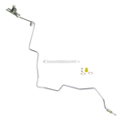 1994 Nissan Quest Power Steering Pressure Line Hose Assembly 1