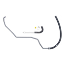 2004 Dodge Caravan Power Steering Return Line Hose Assembly 1
