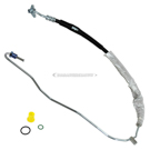2010 Acura RDX Power Steering Pressure Line Hose Assembly 1