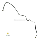 2009 Saab 9-3 Power Steering Pressure Line Hose Assembly 1