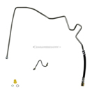 2006 Saab 9-3 Power Steering Pressure Line Hose Assembly 1