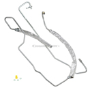 2007 Volvo S80 Power Steering Pressure Line Hose Assembly 1