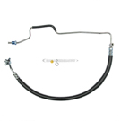 2012 Honda Crosstour Power Steering Pressure Line Hose Assembly 1