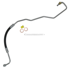 1988 Bmw 535i Power Steering Pressure Line Hose Assembly 1