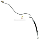 1988 Bmw 635csi Power Steering Pressure Line Hose Assembly 1