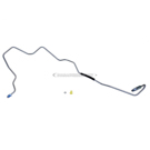 2013 Infiniti EX37 Power Steering Pressure Line Hose Assembly 1
