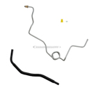 2007 Buick LaCrosse Power Steering Return Line Hose Assembly 1