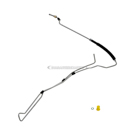 2005 Buick Terraza Power Steering Return Line Hose Assembly 1