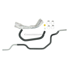 2007 Hyundai Tucson Power Steering Return Line Hose Assembly 1