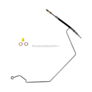1994 Toyota T100 Power Steering Pressure Line Hose Assembly 1