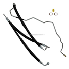 2009 Bmw 650i Power Steering Pressure Line Hose Assembly 1