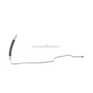 2007 Audi S6 Power Steering Pressure Line Hose Assembly 1