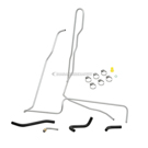 2007 Kia Sorento Power Steering Return Line Hose Assembly 1