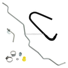 2007 Mercury Montego Power Steering Return Line Hose Assembly 1