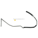 2007 Chevrolet Impala Power Steering Return Line Hose Assembly 1