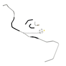 2009 Hyundai Genesis Power Steering Return Line Hose Assembly 1