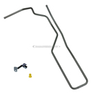 2004 Acura TSX Power Steering Return Line Hose Assembly 1
