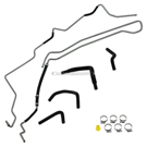 2012 Dodge Avenger Power Steering Return Line Hose Assembly 1