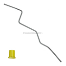 1999 Acura CL Power Steering Return Line Hose Assembly 1