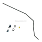 2002 Honda CR-V Power Steering Return Line Hose Assembly 1