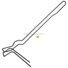 2009 Mitsubishi Eclipse Power Steering Return Line Hose Assembly 1