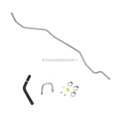 2012 Ford Flex Power Steering Return Line Hose Assembly 1