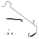 2007 Jeep Wrangler Power Steering Return Line Hose Assembly 1