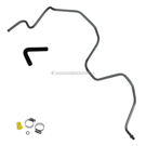 2007 Cadillac STS Power Steering Return Line Hose Assembly 1