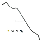 2012 Acura RDX Power Steering Return Line Hose Assembly 1