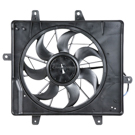 2003 Chrysler PT Cruiser Cooling Fan Assembly 1