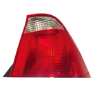 2005 Ford Focus Tail Light Assembly Pair 3