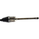 2003 Bmw 330xi Drive Axle Front 5
